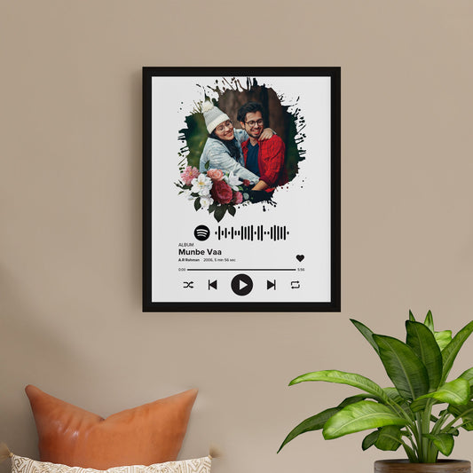 FLORAL SPOTIFY FRAME