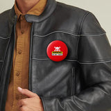 WARNING BUTTON BADGE (RED)